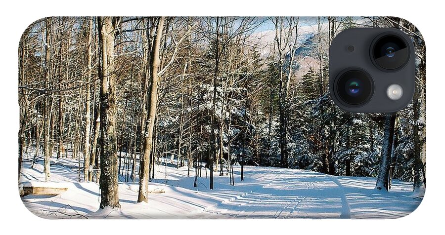 Winter iPhone 14 Case featuring the photograph Happy Trails by Phil Spitze