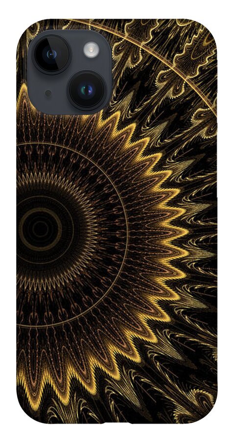Vic Eberly iPhone Case featuring the digital art Heart of the Sun by Vic Eberly