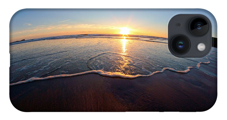Wales iPhone 14 Case featuring the photograph Heart Shape Wave by Minolta D