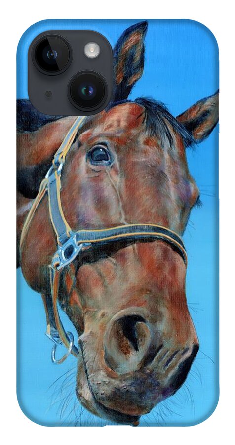 Horse iPhone 14 Case featuring the painting Henry by John Neeve