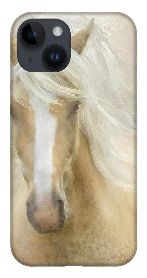 Horses iPhone Case featuring the painting Spun Sugar by Colleen Taylor