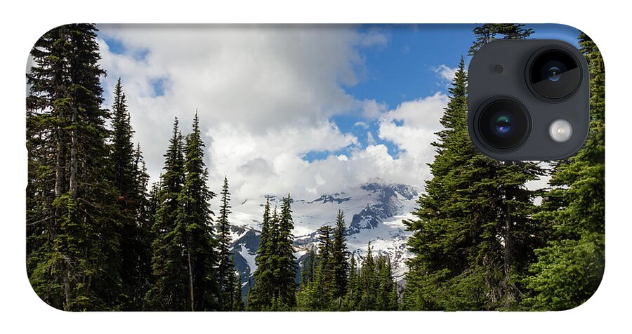 Washington iPhone Case featuring the photograph Hiking Path into the trees by Roslyn Wilkins