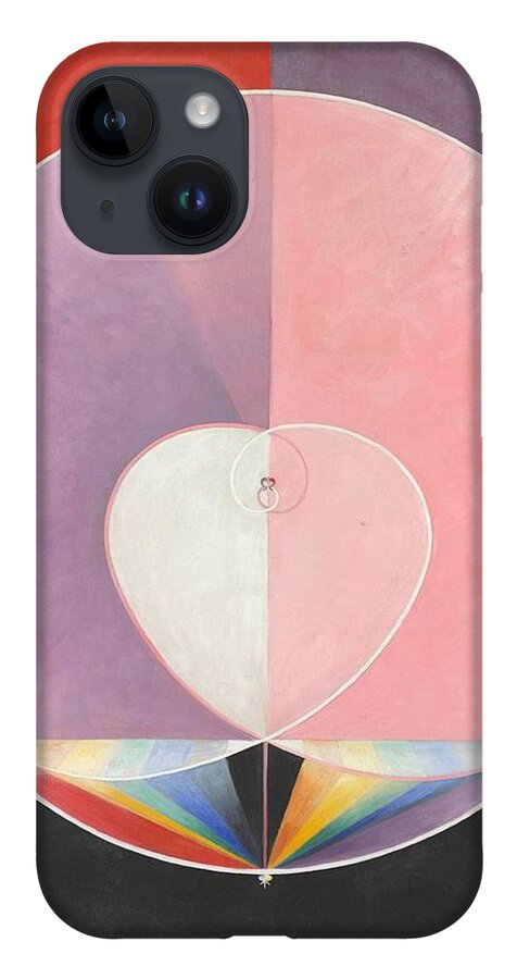 Doves No. 2 iPhone 14 Case featuring the painting Hilma af Klint by MotionAge Designs