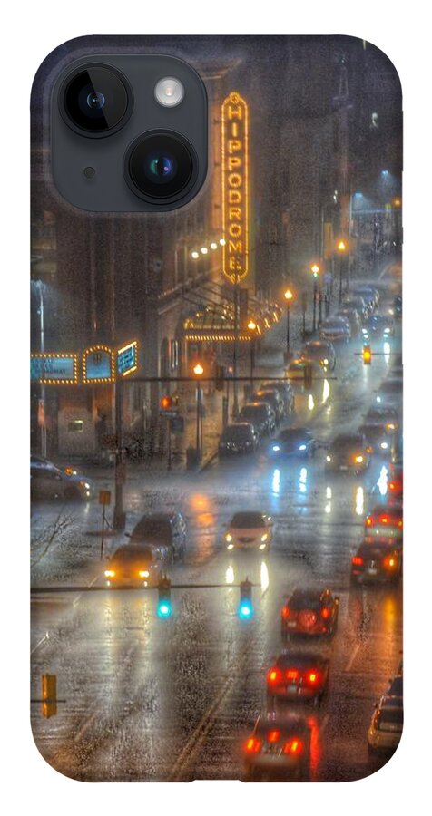 Hippodrome Theatre iPhone 14 Case featuring the photograph Hippodrome Theatre - Baltimore by Marianna Mills