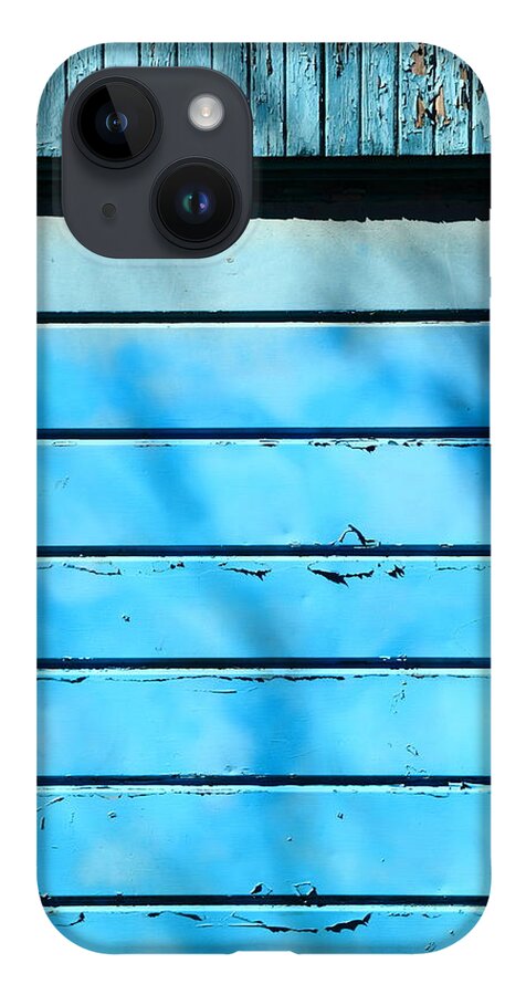 Horizontal iPhone Case featuring the photograph Horizontal Blue Is Being Pushy by Kreddible Trout