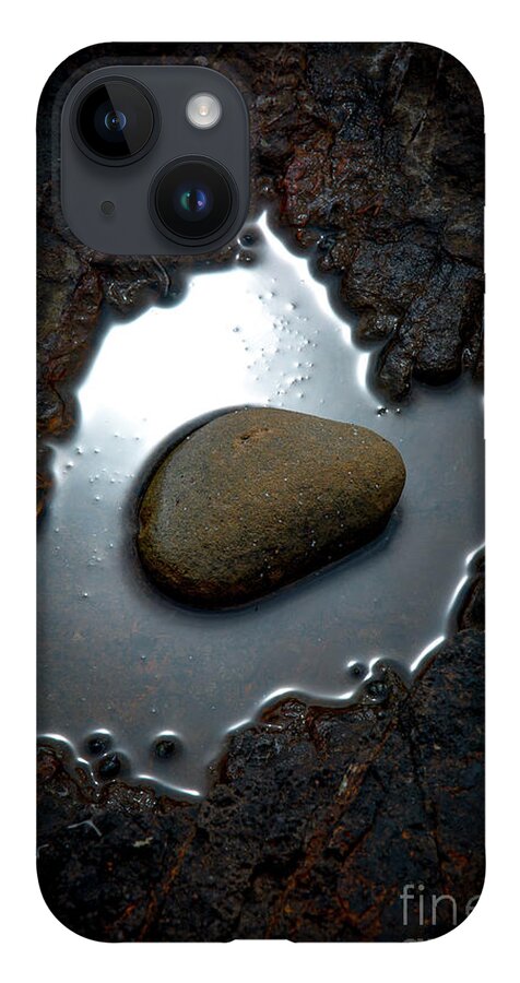 Rock iPhone 14 Case featuring the photograph I am a rock by David Hillier
