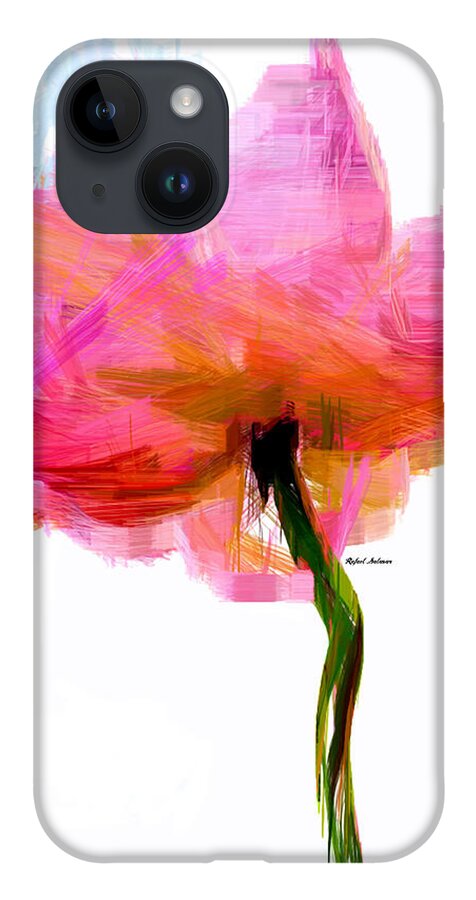 Rafael Salazar iPhone Case featuring the digital art I am Pink by Rafael Salazar