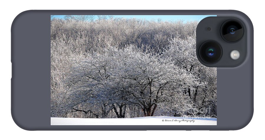 Diane Berry iPhone 14 Case featuring the photograph Ice Orchard by Diane E Berry