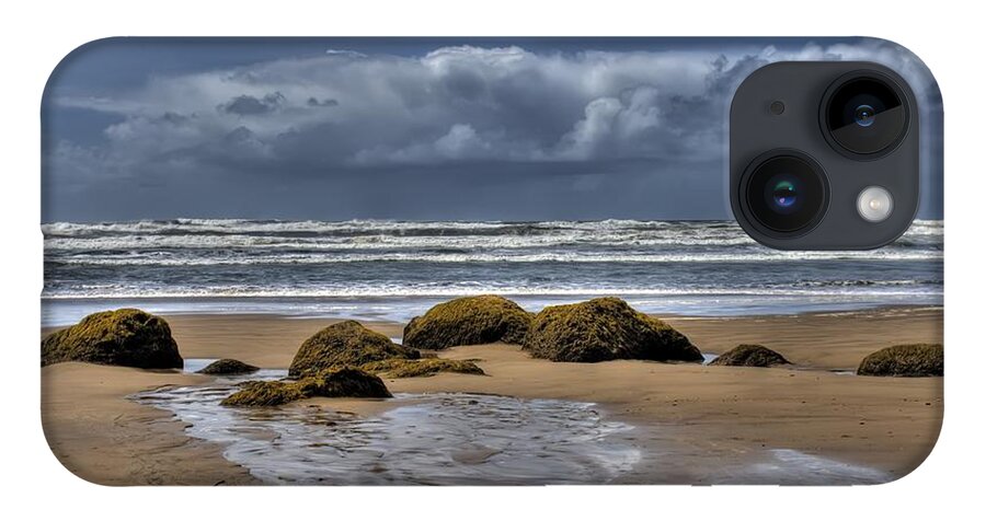 Hdr iPhone 14 Case featuring the photograph Indian Beach by Brad Granger