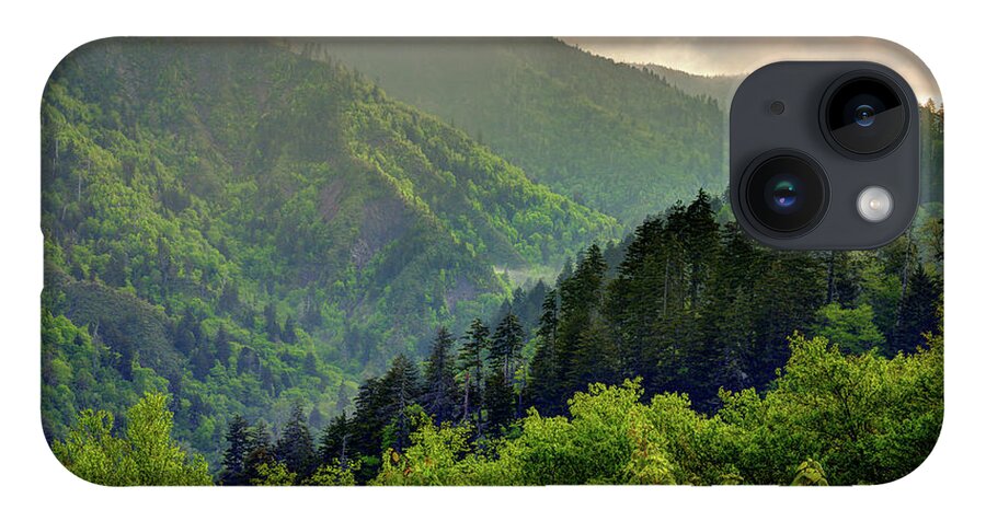 Smoky Mountains iPhone 14 Case featuring the photograph Into The Smokies by Mike Eingle