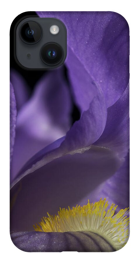 Purple Iris iPhone 14 Case featuring the photograph Iris Series 2 by Mike Eingle