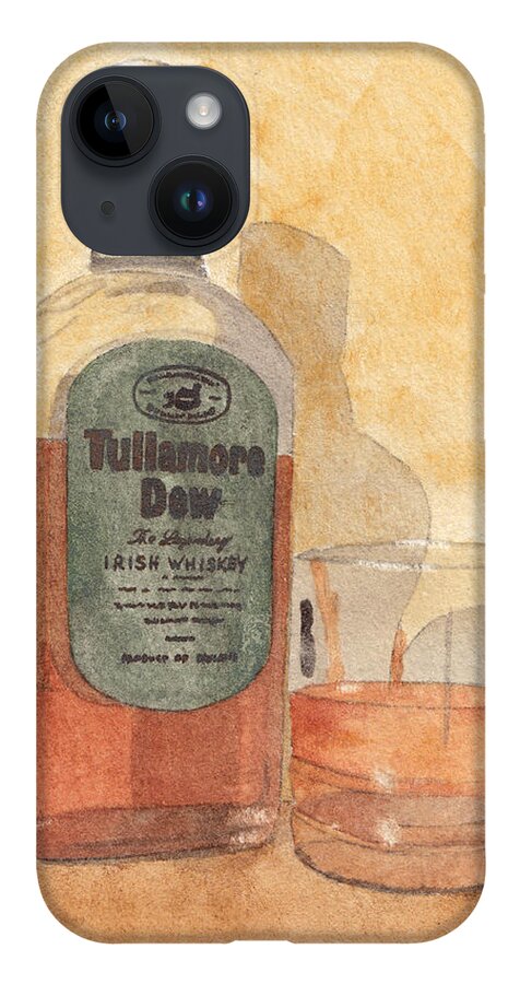 Irish iPhone 14 Case featuring the painting Irish Whiskey by Ken Powers