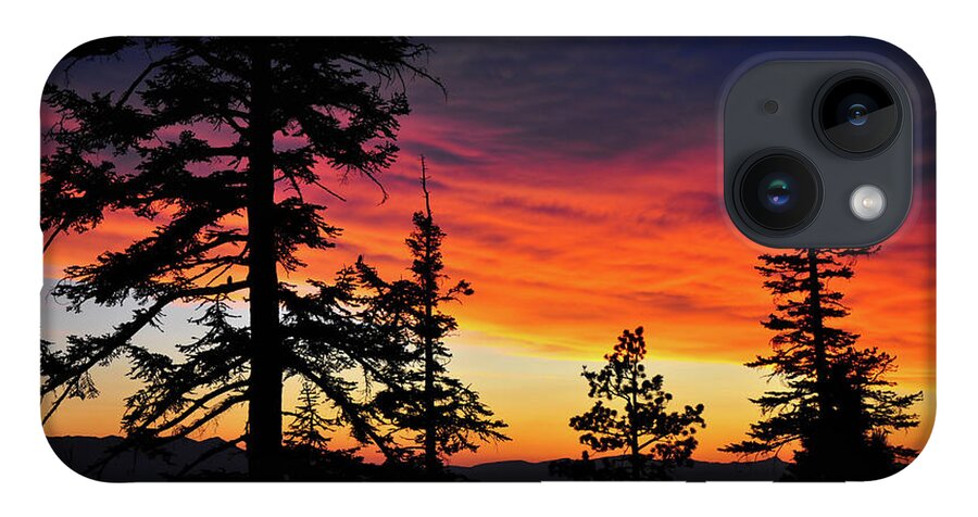 Lake Tahoe iPhone Case featuring the photograph Just Before Dark - Lake Tahoe - Nevada by Bruce Friedman