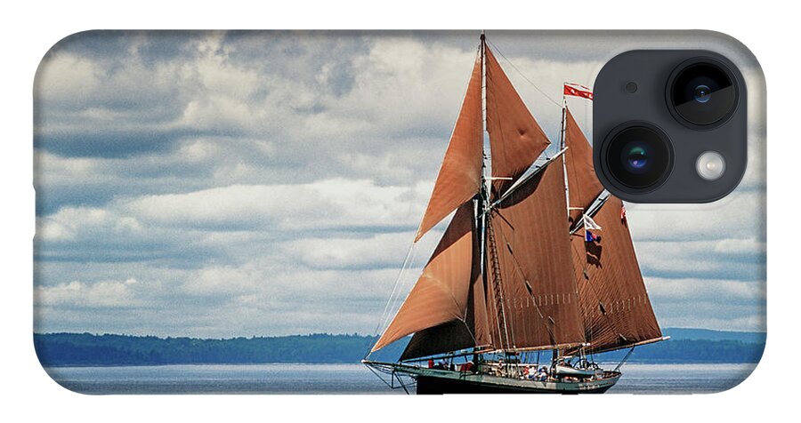 Windjammer iPhone 14 Case featuring the photograph Ketch Angelique by Fred LeBlanc