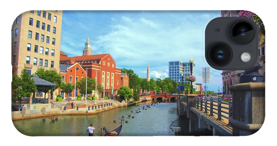 Gondola iPhone 14 Case featuring the photograph La Gondola Providence by Tammie Miller