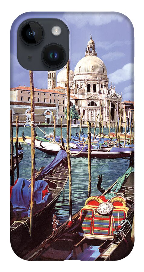 Church iPhone Case featuring the painting La Salute by Guido Borelli