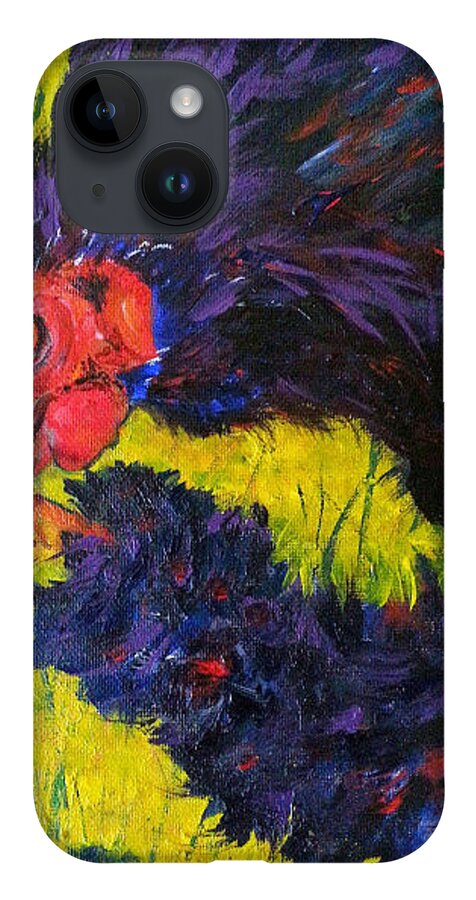 Lacy Legs iPhone 14 Case featuring the painting Lacy Legs by Cheryl Nancy Ann Gordon
