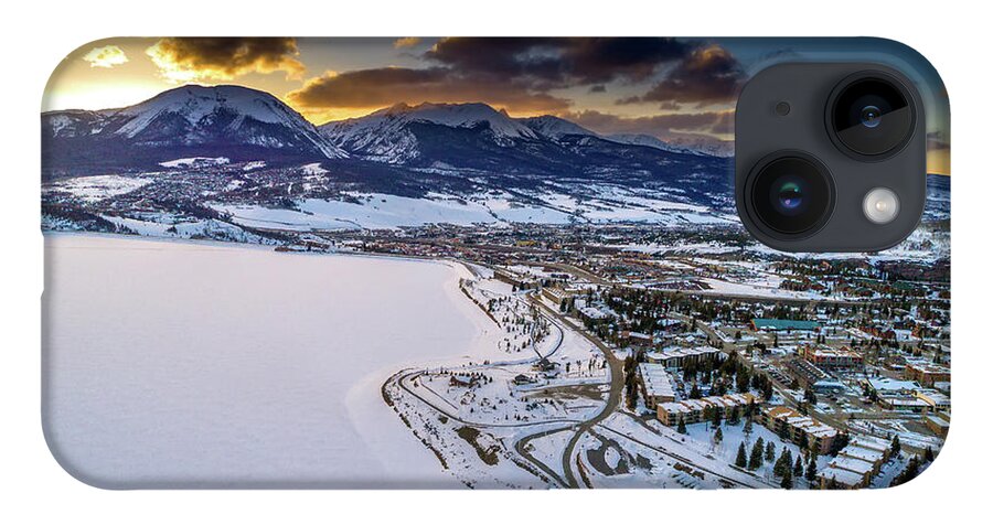 Lake Dillon iPhone Case featuring the photograph Lake Dillon Sunset by Sebastian Musial