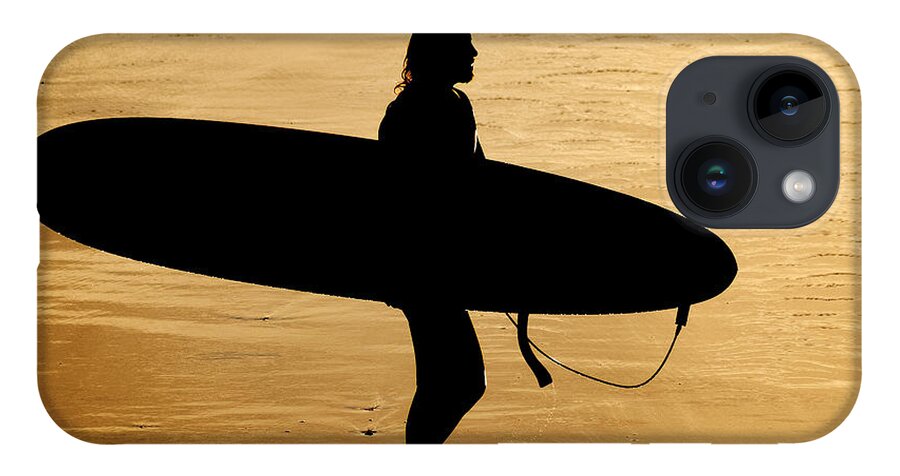 Silhouette iPhone 14 Case featuring the photograph Last Wave by Minolta D