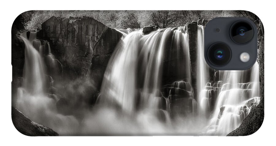Atmosphere iPhone 14 Case featuring the photograph Late afternoon at the High Falls by Rikk Flohr