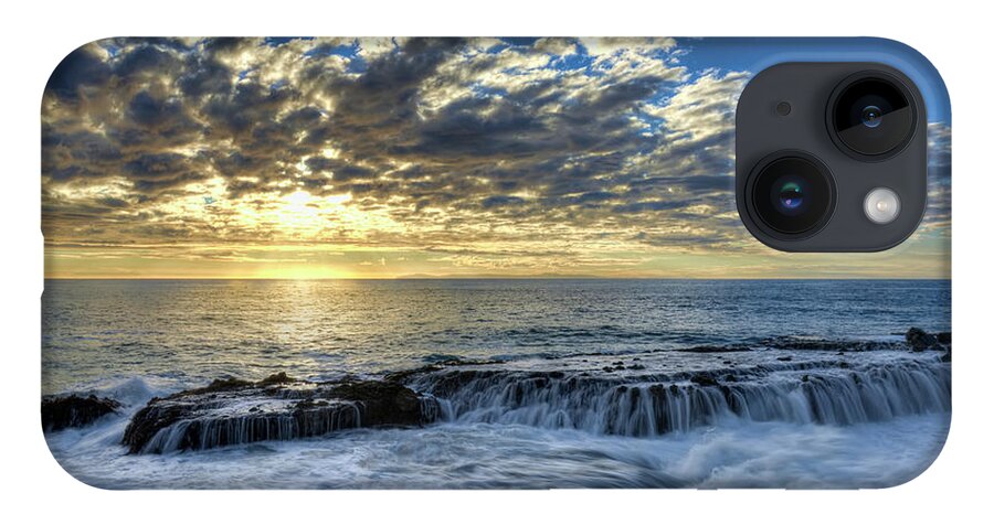 Late iPhone 14 Case featuring the photograph Late Afternoon in Laguna Beach by Eddie Yerkish
