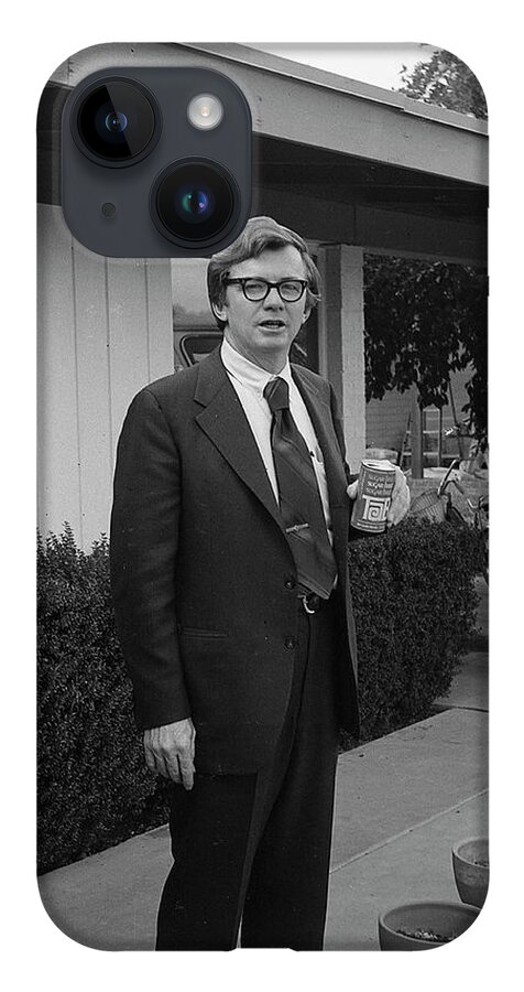 Tab iPhone Case featuring the photograph Lawyer with Can of Tab, 1971 by Jeremy Butler