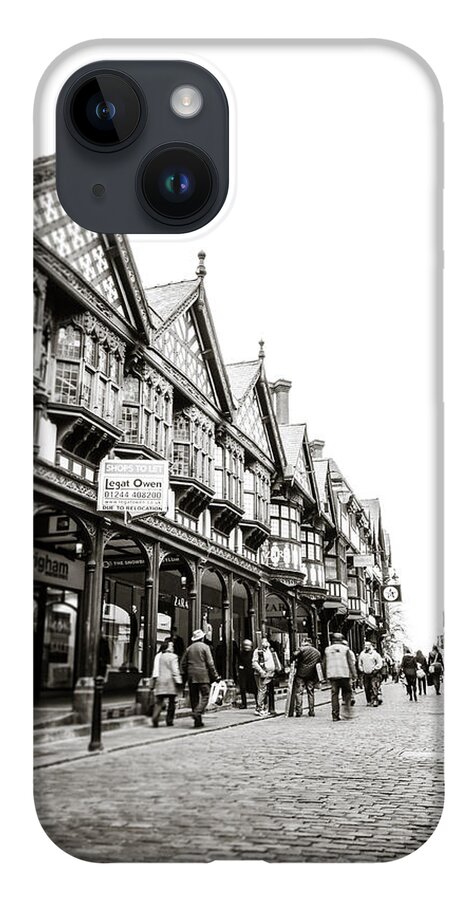 Black And White iPhone Case featuring the photograph Legat and Owen by Spikey Mouse Photography