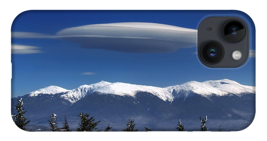 Lenticular iPhone 14 Case featuring the photograph Lenticulars over Mount Washington by White Mountain Images
