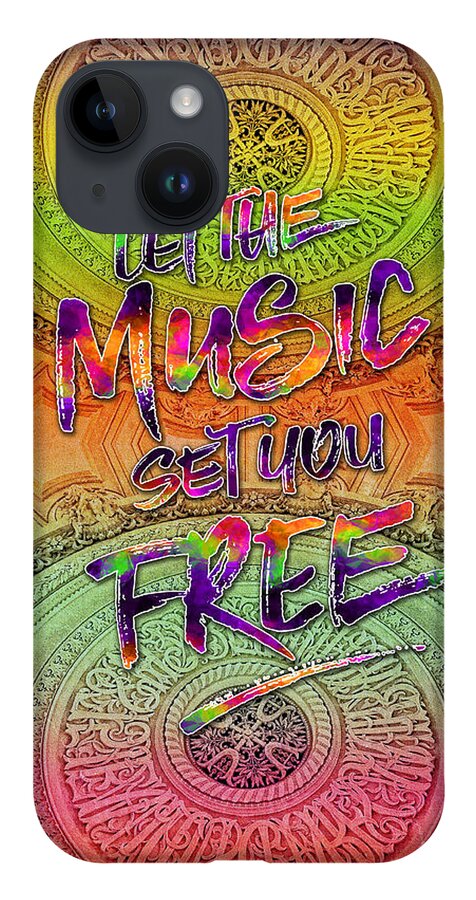 Let The Music Set You Free iPhone Case featuring the photograph Let the Music Set You Free Rainbow Opera Garnier Paris by Beverly Claire Kaiya