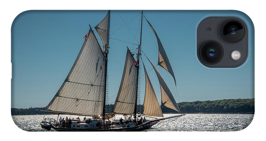 Schooner iPhone 14 Case featuring the photograph Lewis R. French by Fred LeBlanc