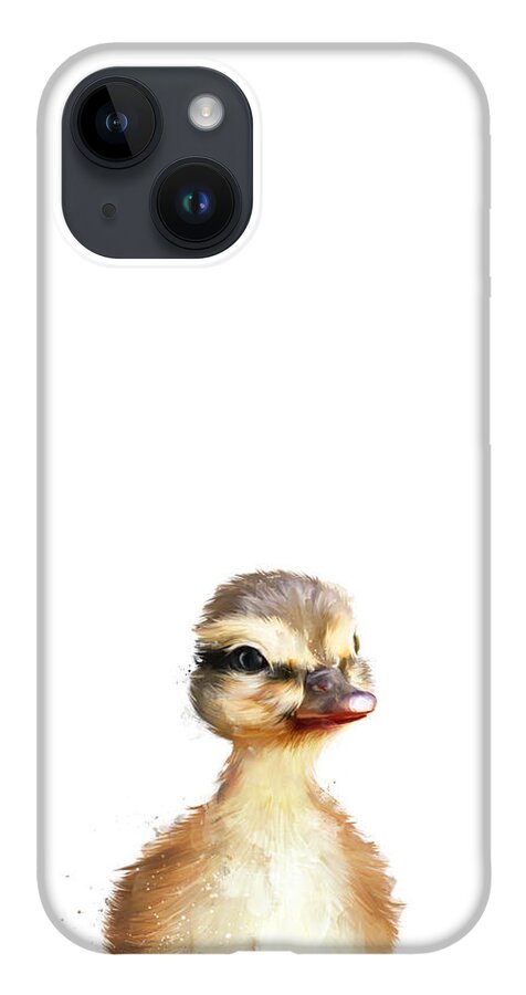 Duck iPhone Case featuring the painting Little Duck by Amy Hamilton