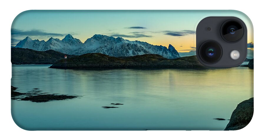 Norway iPhone 14 Case featuring the photograph Lofoten Sunset by Mark Llewellyn
