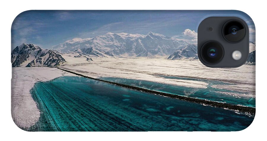 Mount Logan iPhone 14 Case featuring the photograph Logan Glacier Meltwater by Fred Denner