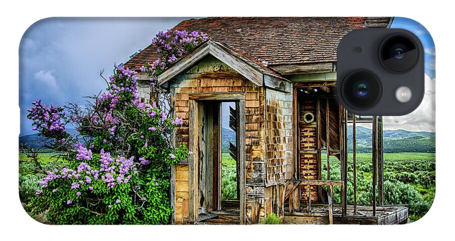 Abandoned iPhone 14 Case featuring the photograph Lonely Lilacs by Bryan Carter