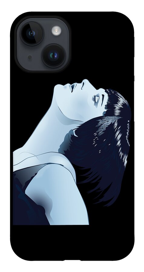 Louise Brooks iPhone 14 Case featuring the digital art Louise Brooks in Berlin by Louise Brooks