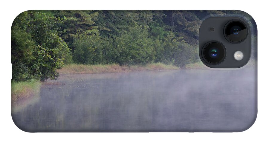 Fog iPhone Case featuring the photograph Lowcountry Morning Lake Fog by Dale Powell