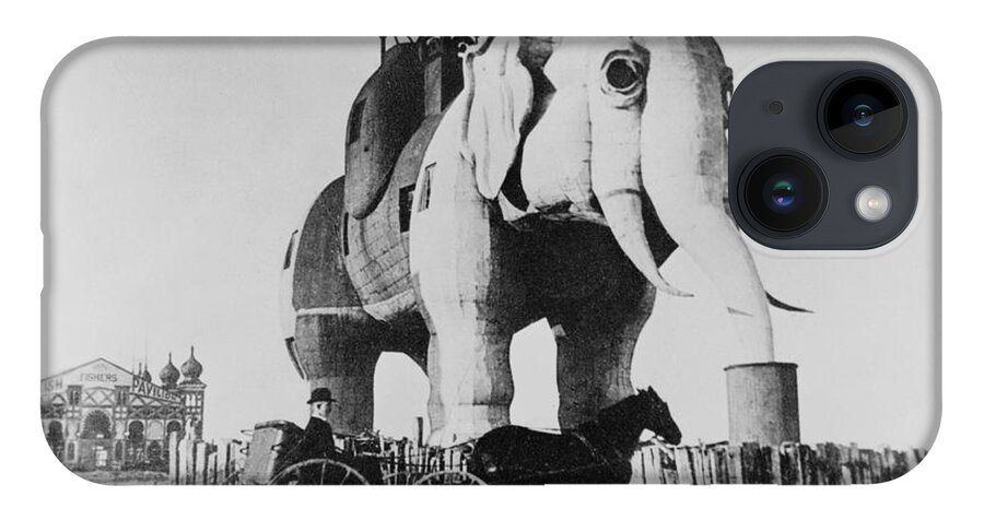 Richard Reeve iPhone Case featuring the photograph Lucy the Margate Elephant by Richard Reeve