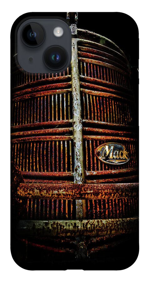 Vintage Car iPhone 14 Case featuring the photograph Mack Truck by Glenda Wright
