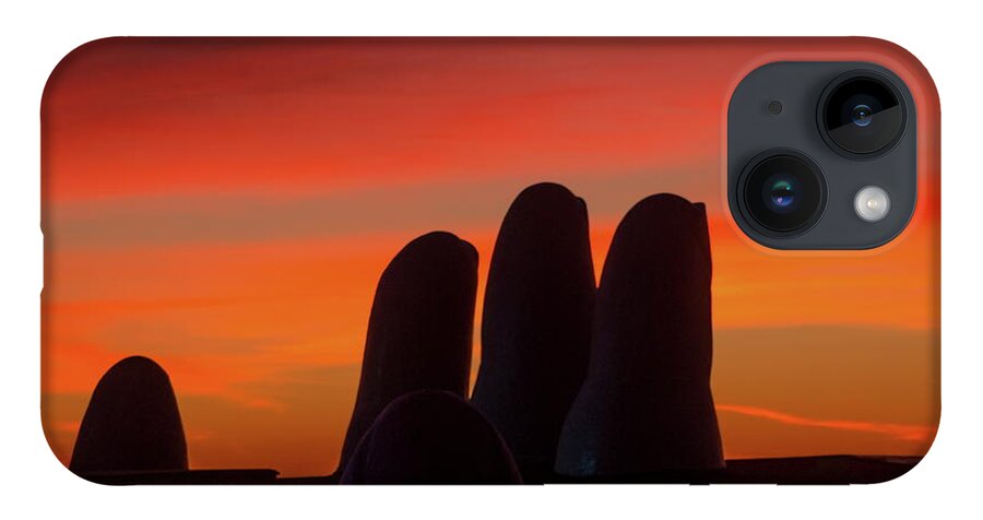 Sunrise iPhone 14 Case featuring the photograph Man Rising by Robert McKinstry