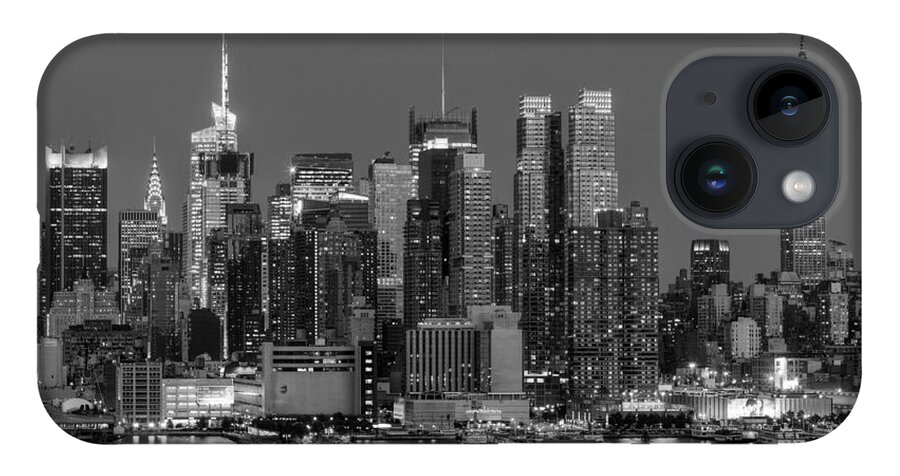 Clarence Holmes iPhone 14 Case featuring the photograph Manhattan Twilight IV by Clarence Holmes