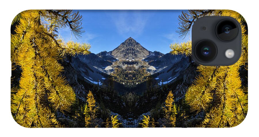 Washington iPhone Case featuring the digital art Maple Pass Loop Reflection by Pelo Blanco Photo