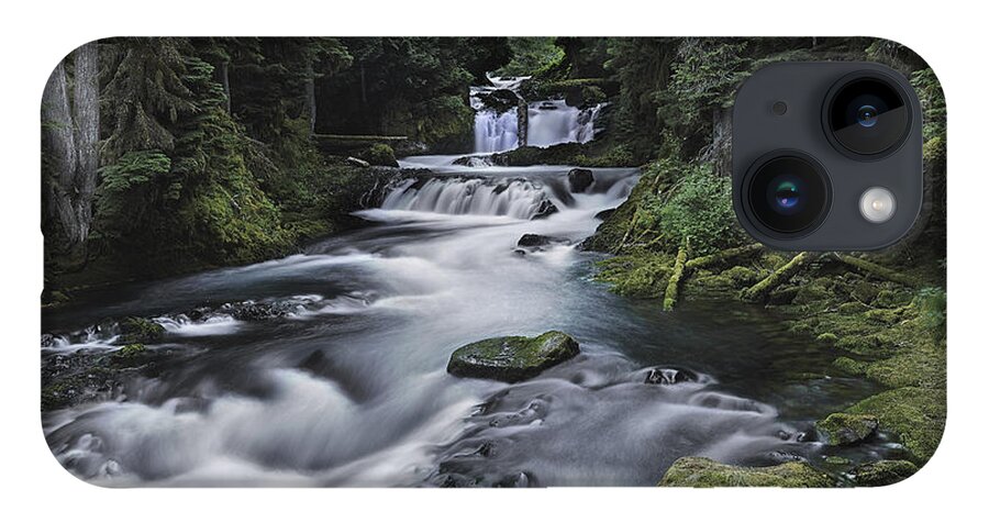 Cascades iPhone 14 Case featuring the photograph McKenzie River Six am by Greg Waddell