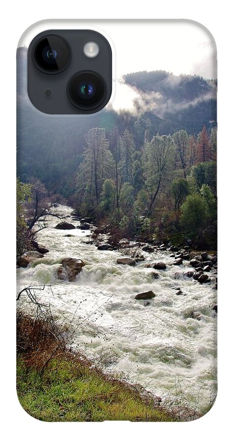 Merced River iPhone Case featuring the photograph Mercrd River Ca A by Phyllis Spoor