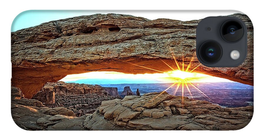 Mesa Arch iPhone 14 Case featuring the photograph Mesa Arch by Mike Stephens