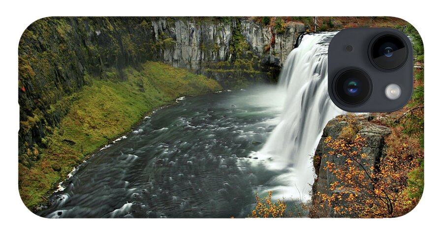 Idaho iPhone 14 Case featuring the photograph Mesa Falls by Wesley Aston