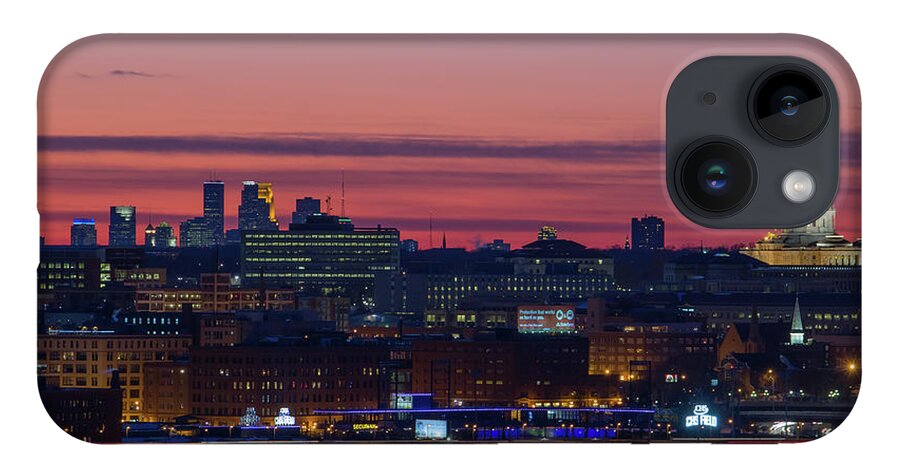 Minneapolis iPhone 14 Case featuring the photograph Minneapolis and the State Capitol by Jay Smith