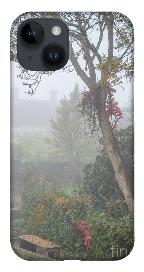 Plants iPhone Case featuring the photograph Misty Garden, Great Dixter 2 by Perry Rodriguez
