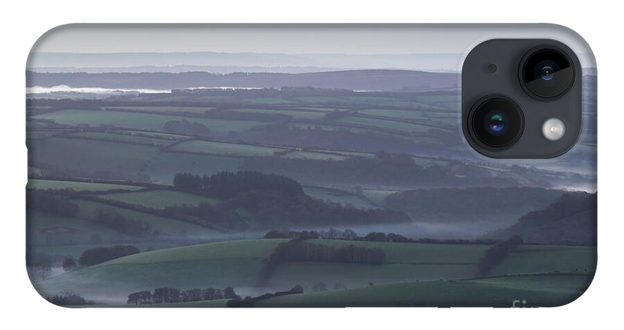 Exmoor iPhone 14 Case featuring the photograph Misty Morning on Exmoor by Andy Myatt