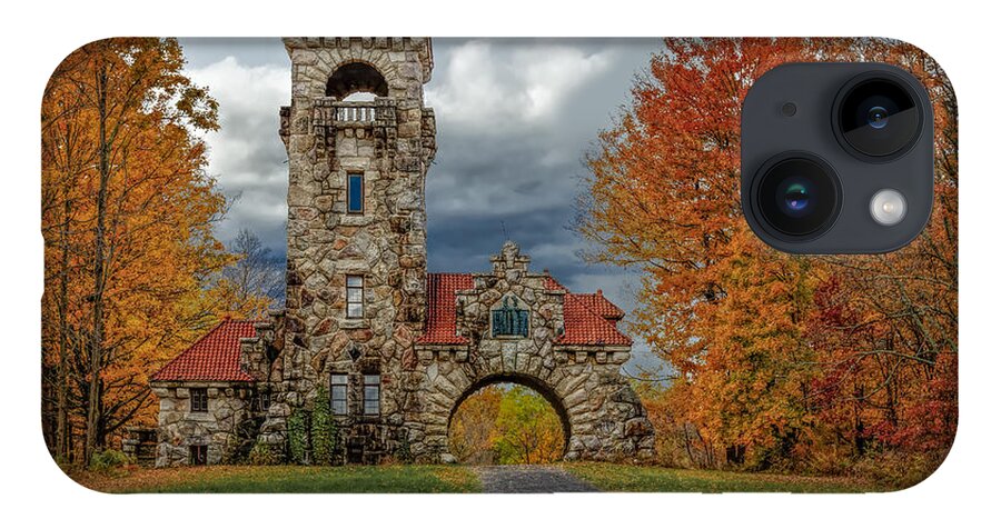 Mohonk iPhone Case featuring the photograph Mohonk Preserve Gatehouse by Susan Candelario
