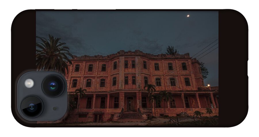 Destination iPhone 14 Case featuring the photograph Moonlit architecture Cuba by Art Atkins